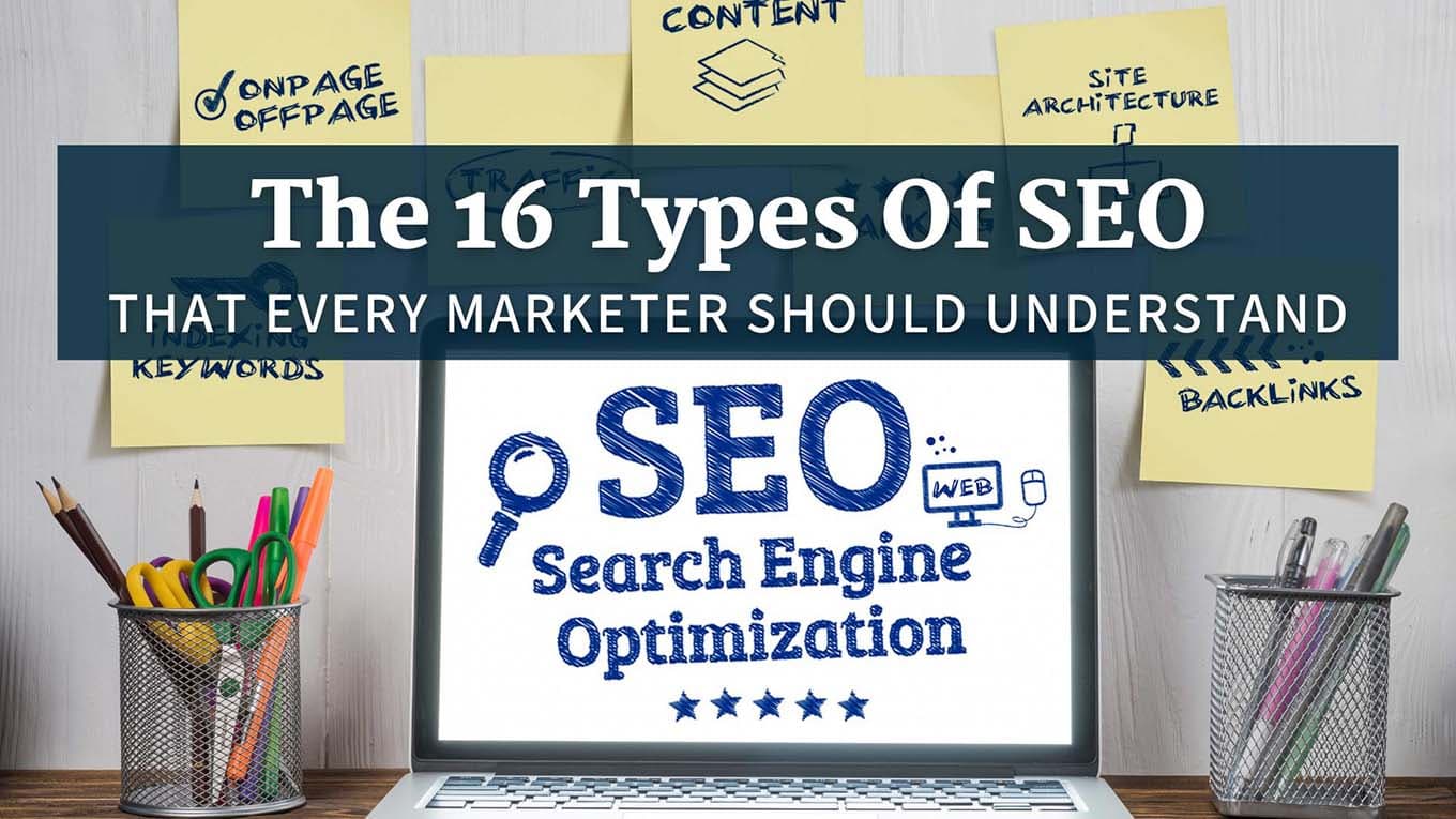 The 16 Types Of SEO That Every Marketer Should Understand