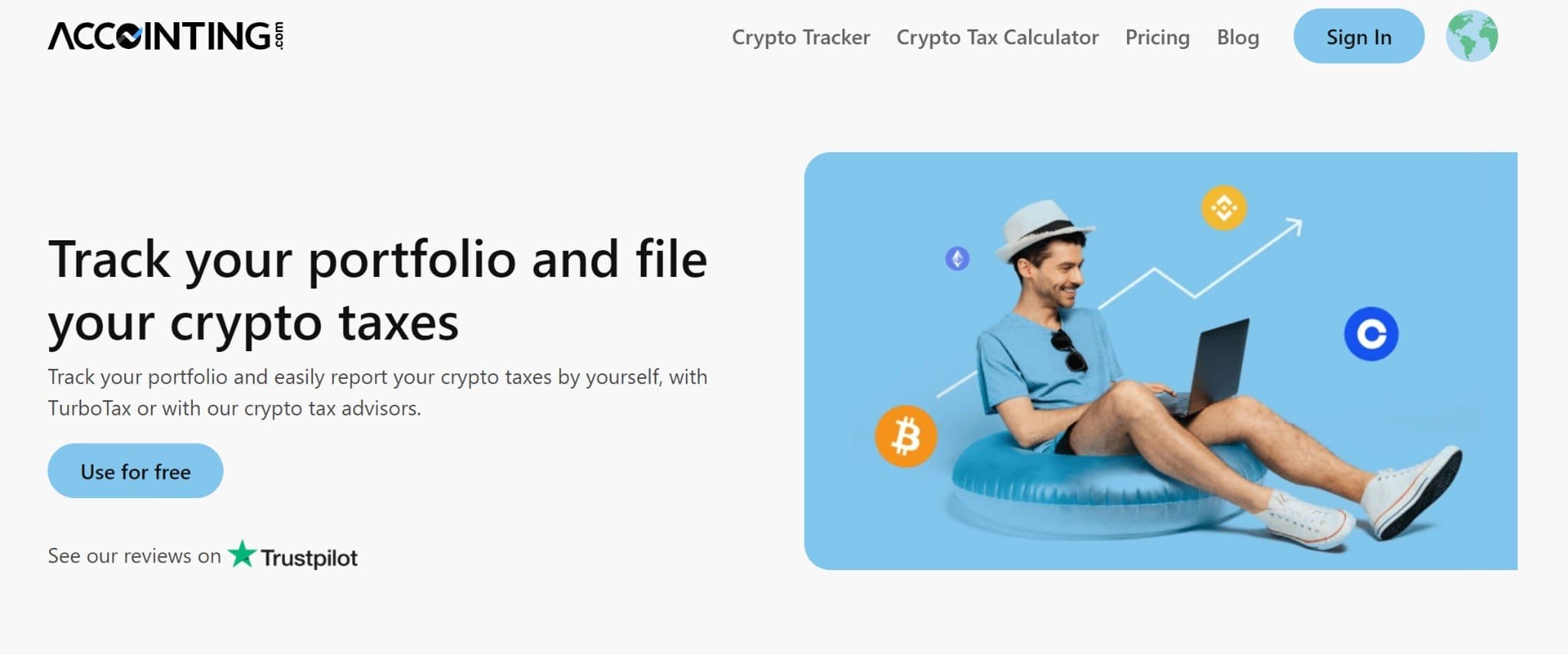 Accointing home page