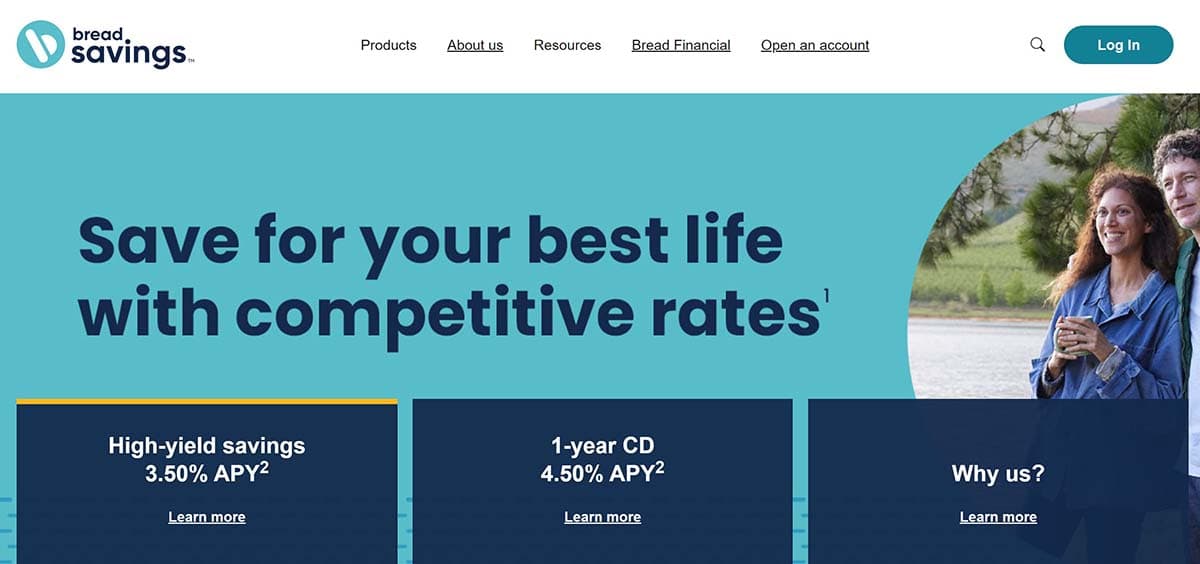 Bread Savings accounts with compounding interest