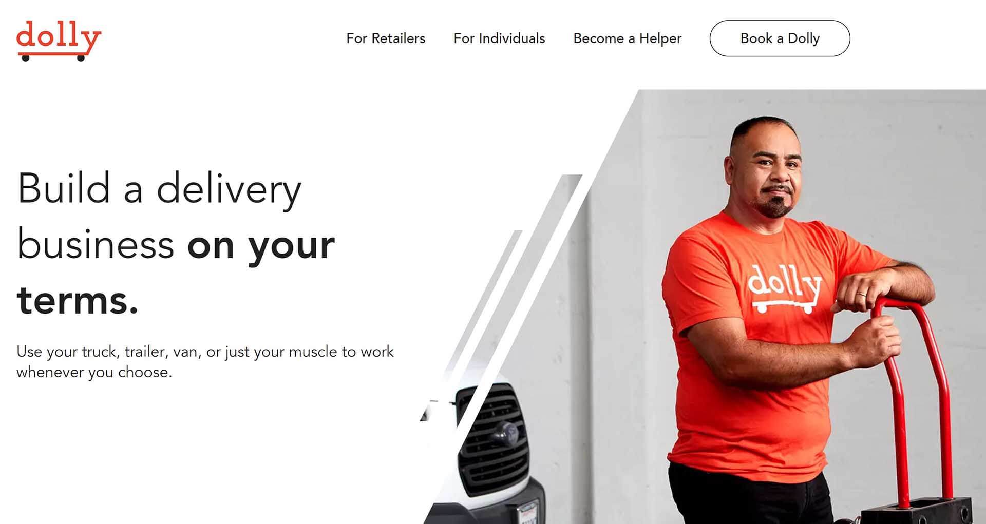 Use Dolly to kickstart your own delivery business