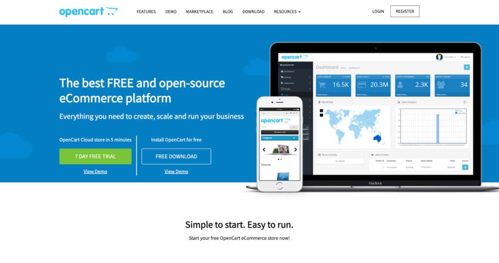 OpenCart is among the best options for those that value flexibility and an open architecture
