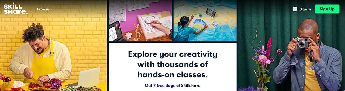 Skillshare is a great platform to host your online course
