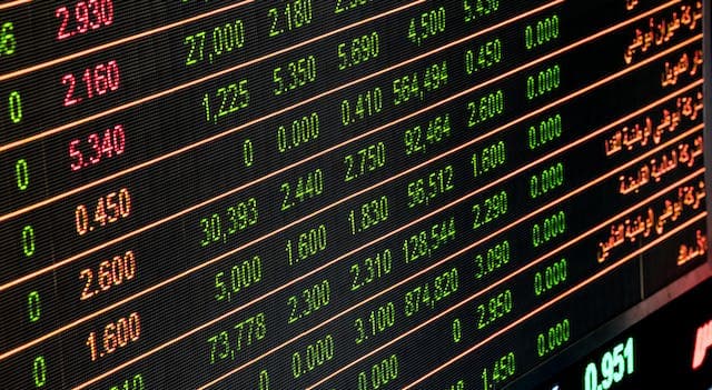Stock market tickers