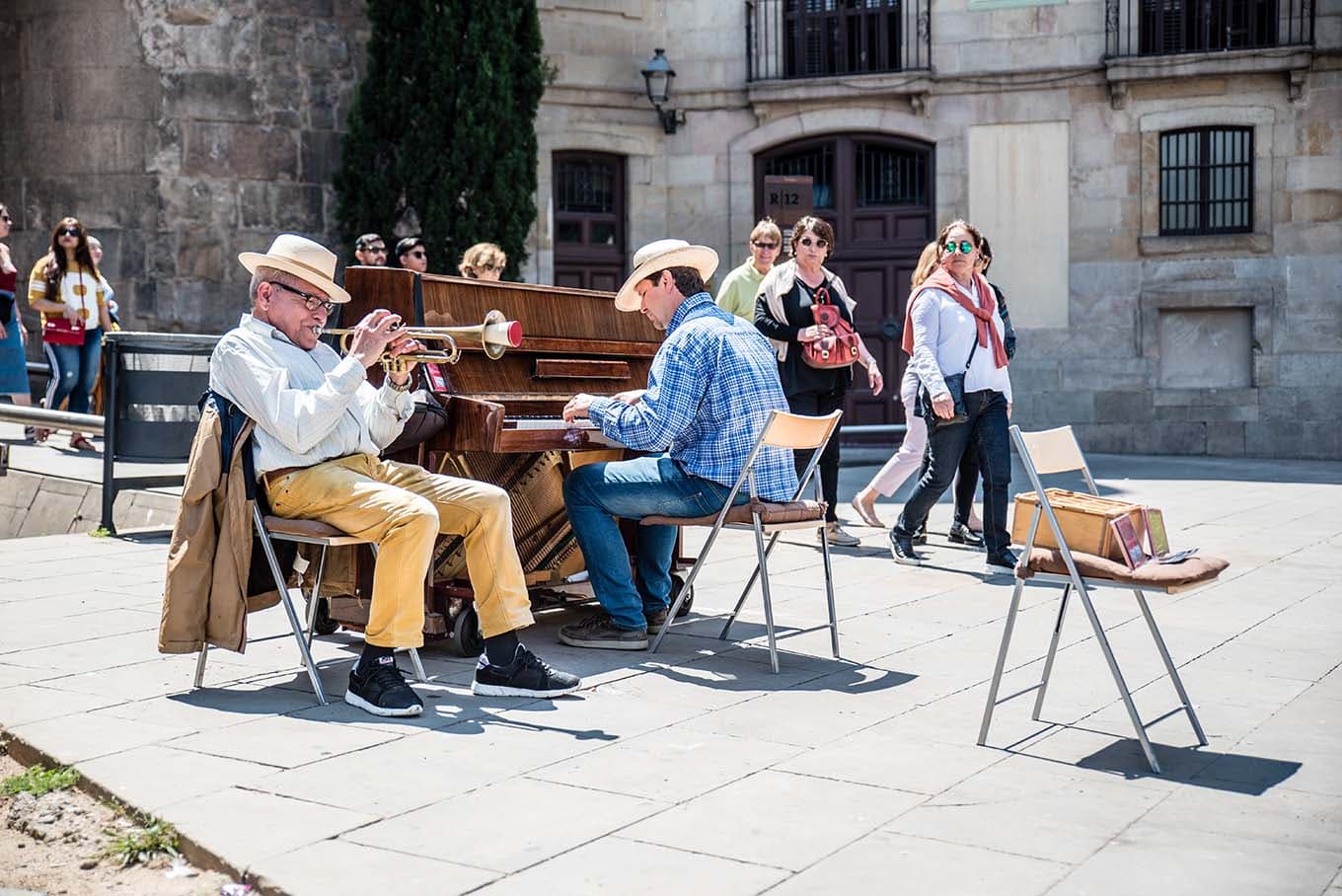 Busking is a great way to make money quickly if you have a special talent