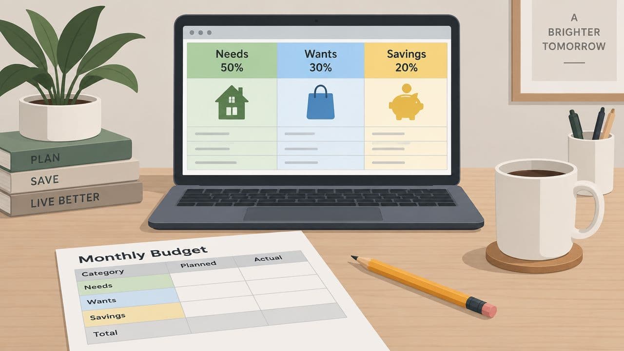 50/30/20 Budget Spreadsheet How to Build and Use It