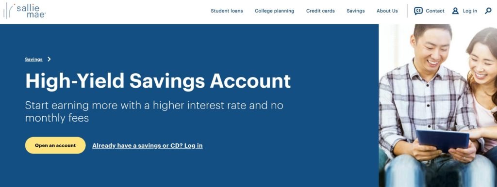 Sallie Mae savings accounts with compound interest