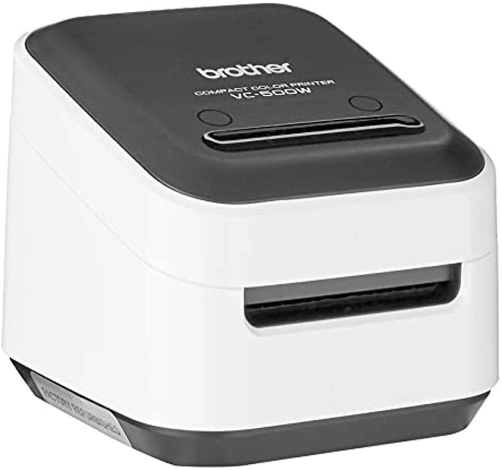 The Brother VC 500W is an excellent color label printer for small business use
