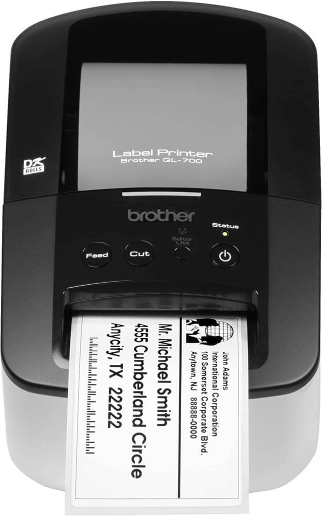 This Brother machine makes great small labels for office use