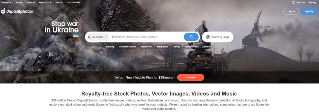 Deposit Photos is a royalty free stock image library that charges less than Shutterstock