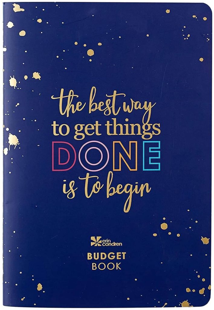 Petite Budget Planner by Erin Condren in blue