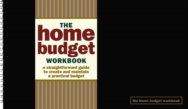 The Home Budget Workbook with guided budgeting worksheets
