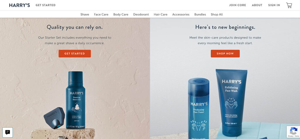 Harry's is a direct-to-consumer grooming business