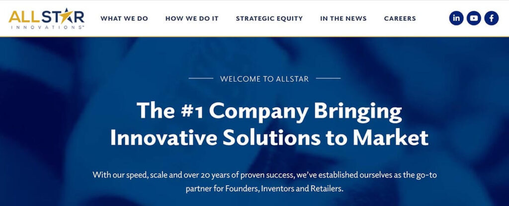 All Star Innovations buys ideas and brings them to market