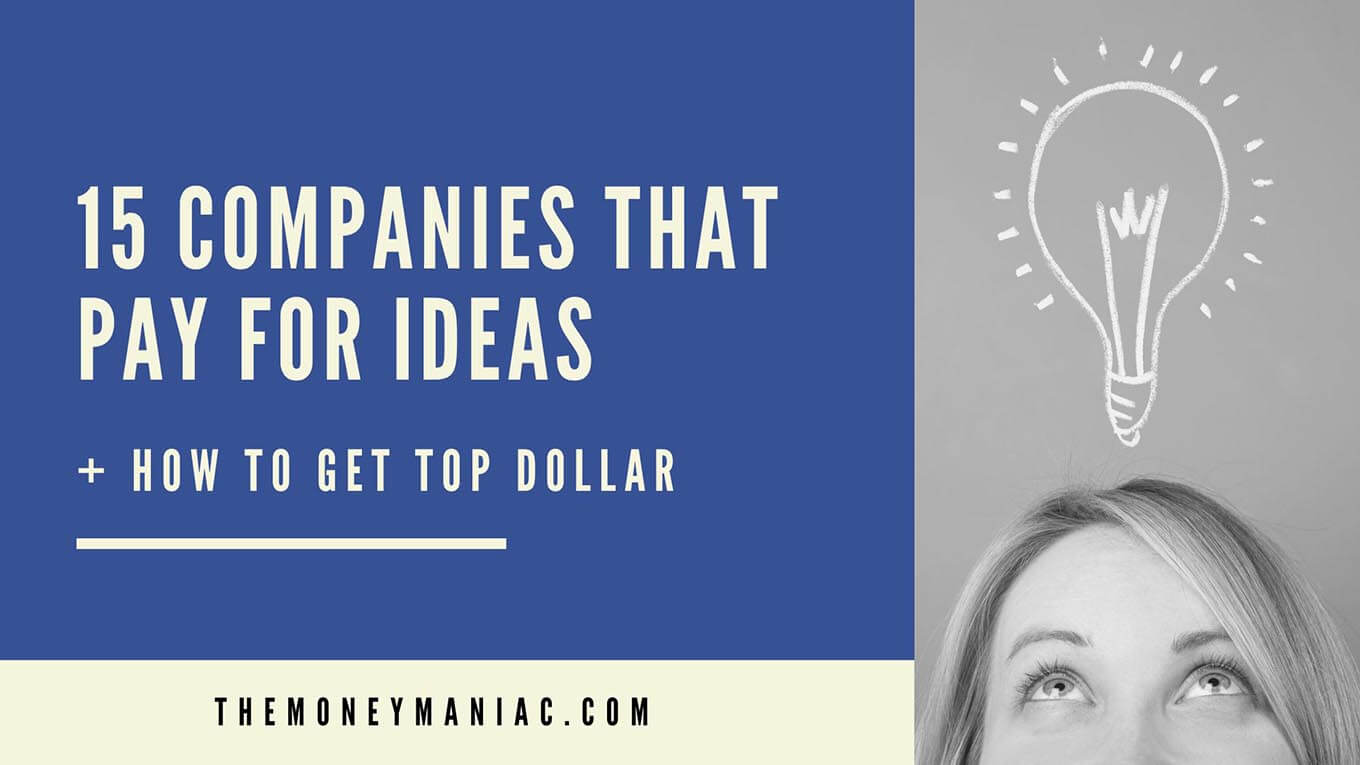 15 companies that pay for ideas