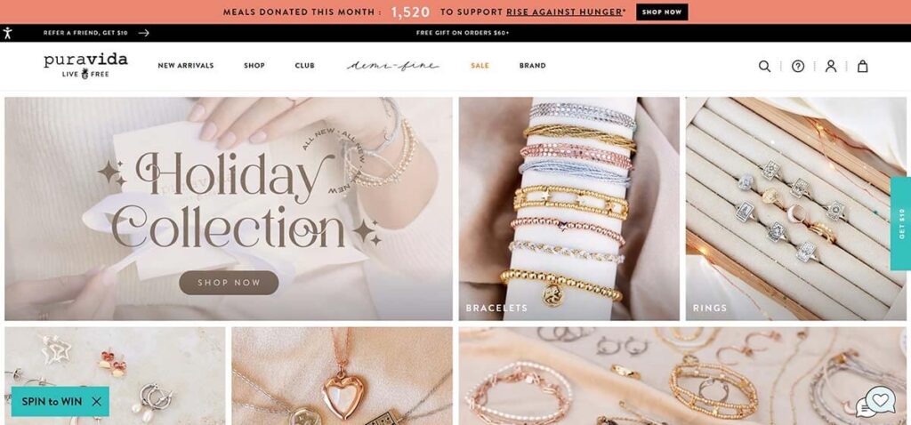 Pura Vida Bracelets is a jewelry brand that saw explosive growth from Instagram