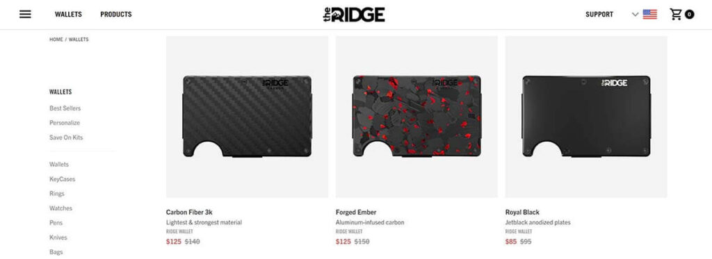 The Ridge uses influencers to drive its ecommerce branding strategy