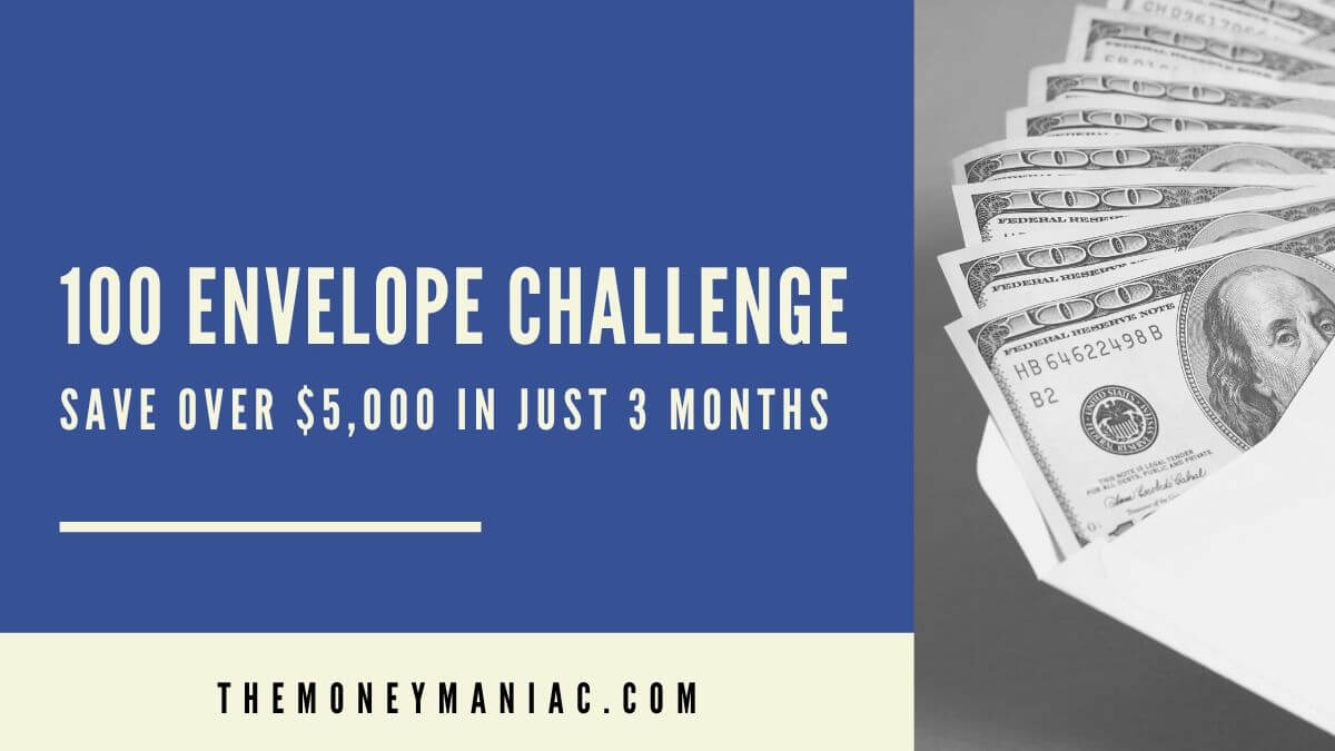 100 envelope challenge is the key to saving $5,000 in three months