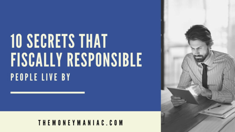 ten habits of fiscally responsible people