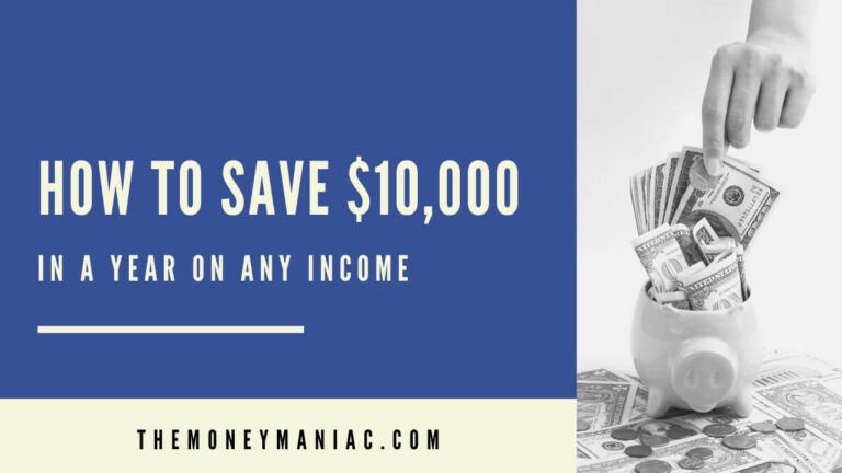 how to save $10,000 in a year on any income